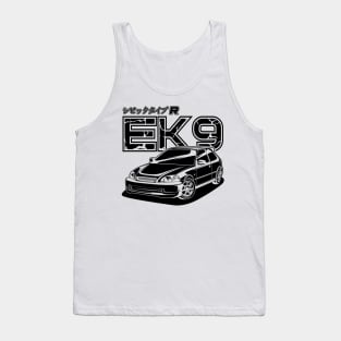 Civic EK9 - Black Print Tank Top